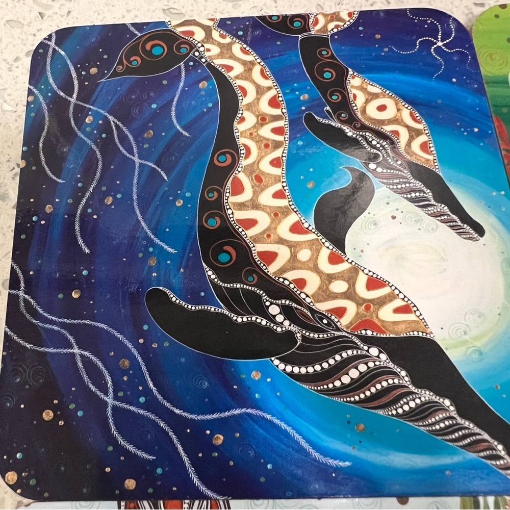 MELANIE HAVA Aboriginal Australian Art Coaster Set by MAXWELL & WILLIAMS - Picture 5 of 11